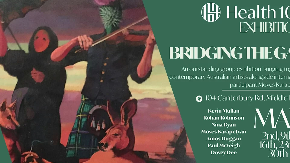 Bridging the Gap Art Exhibition at Health104