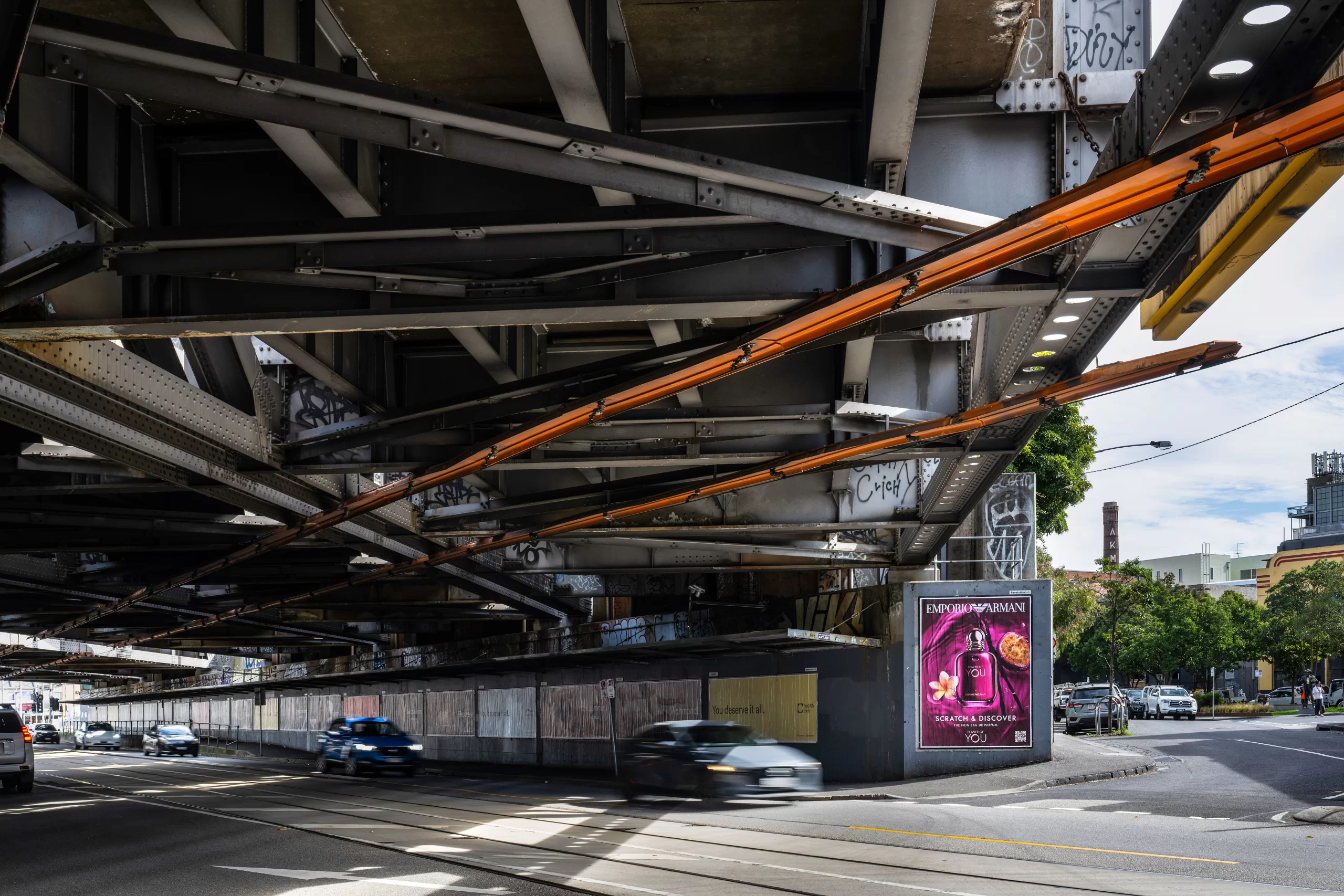 Emporio Armani unveils Australia’s first scratch and discover billboard