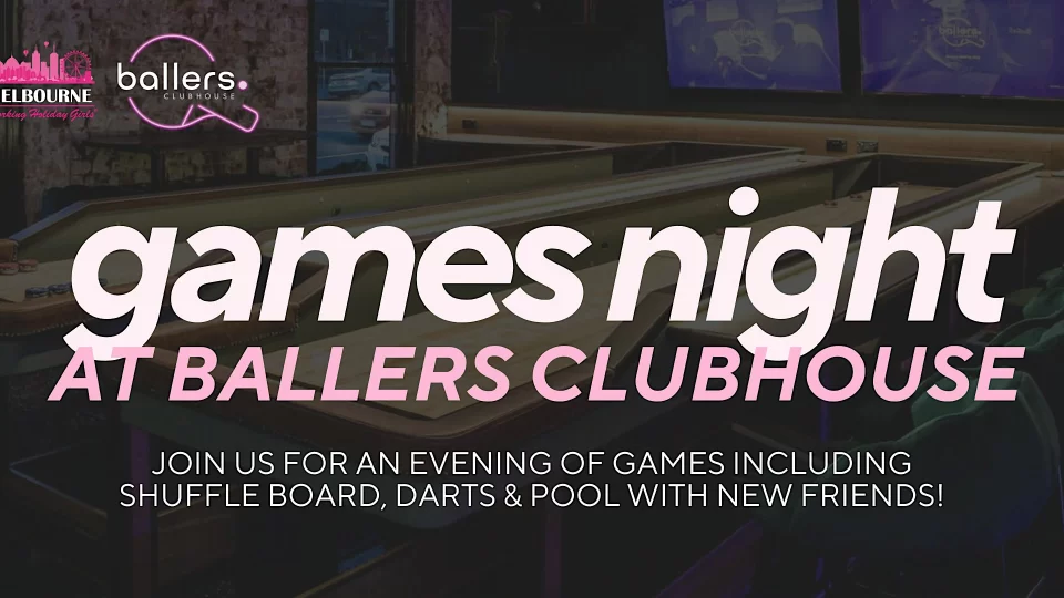Games Night | Melbourne Working Holiday Girls