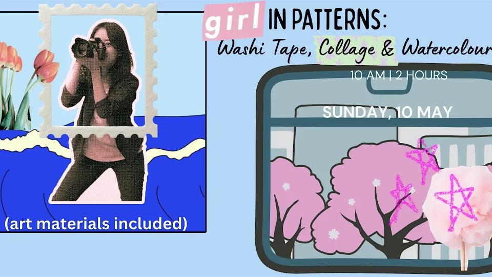 Girl in Patterns: Washi Tape, Collage & Watercolour