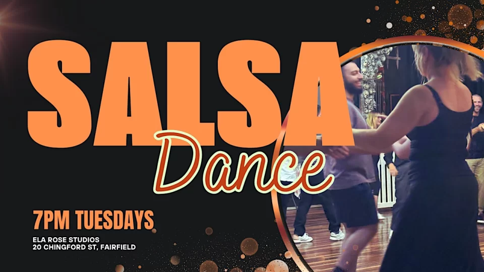 Beginners Street Salsa Dance Classes at Ela Rose Studios Fairfield