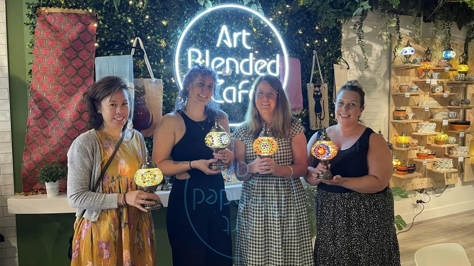 Melbourne Mosaic Art Classes: Turkish Lamp Workshop