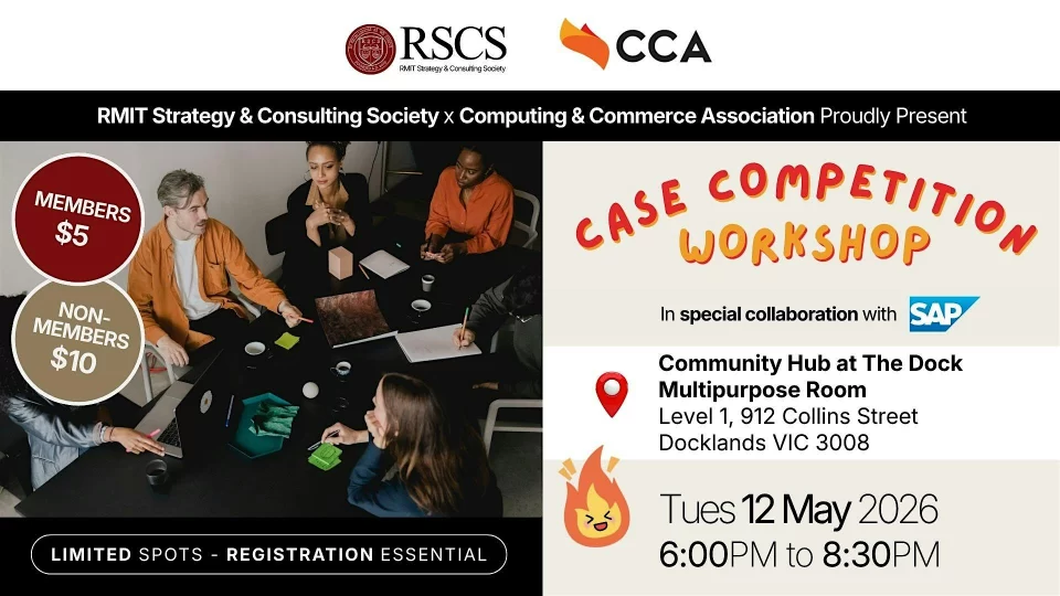 SAP Case Competition Workshop with CCA and RSCS
