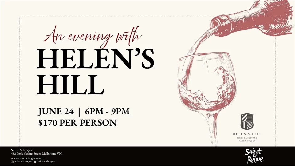An evening with Helen’s Hill Wine Makers