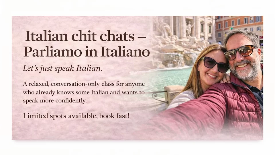 Italian chit chats – Parliamo in Italiano