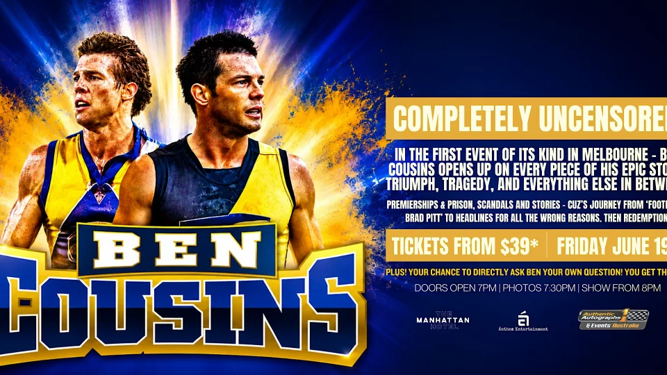 Ben Cousins Completely Uncensored LIVE at Manhattan Hotel!