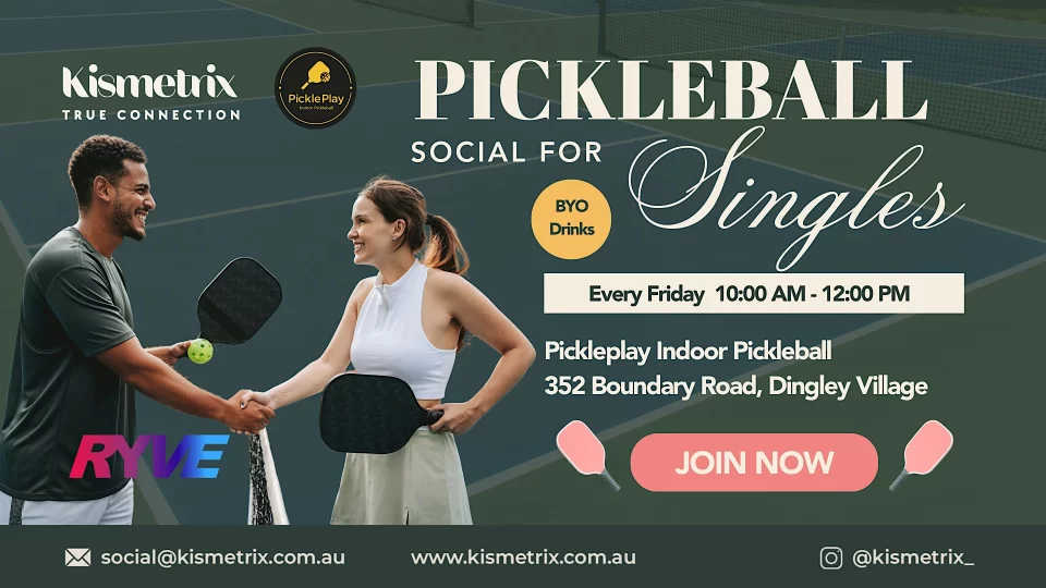 Jun 12 | Rally & Connect – A Weekly Pickleball Social for Singles
