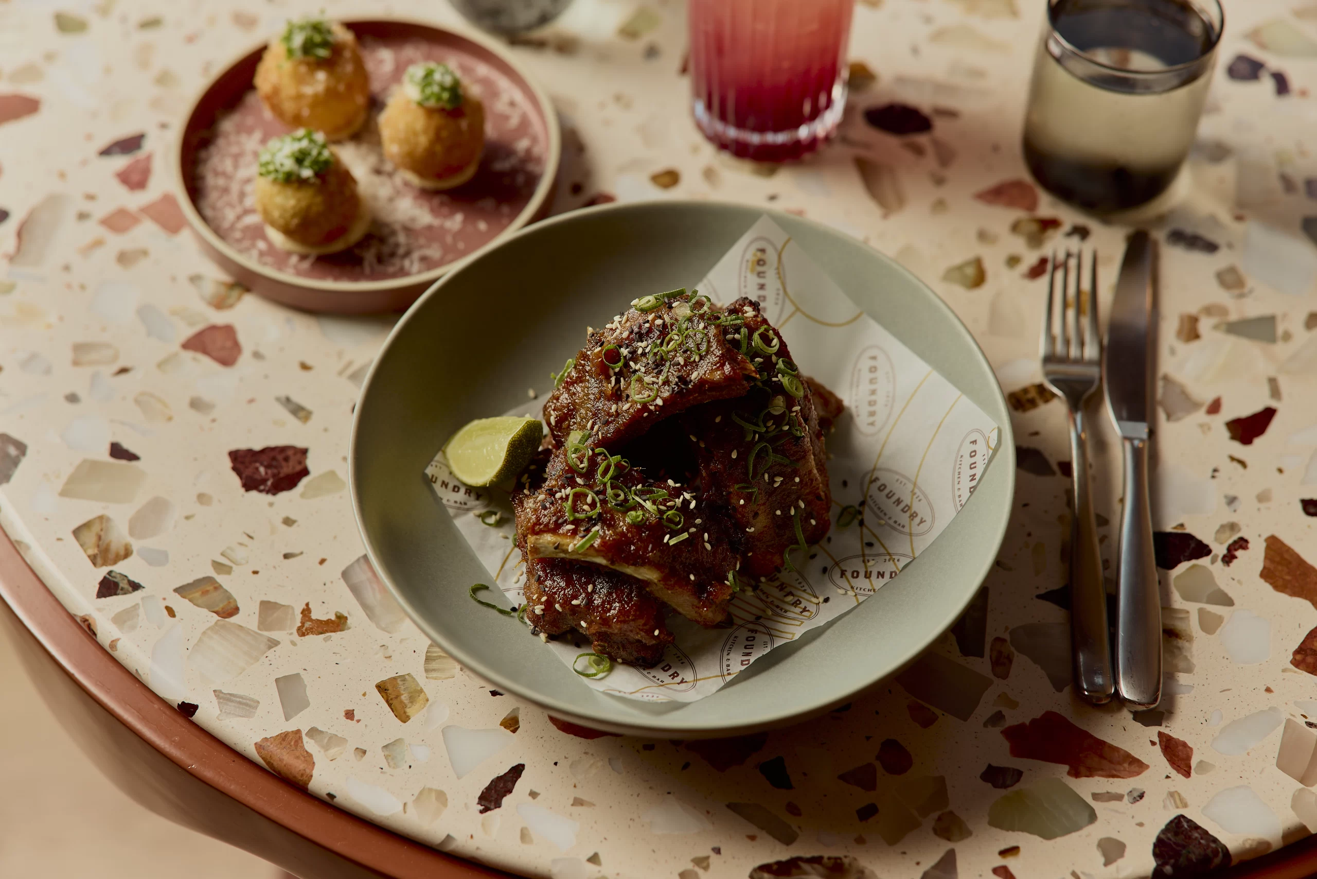 Mercure Foundry Kitchen & Bar - Sticky pork ribs 