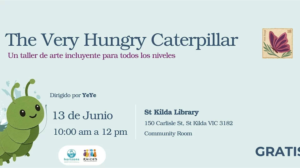 The Very Hungry Caterpillar, art workshop