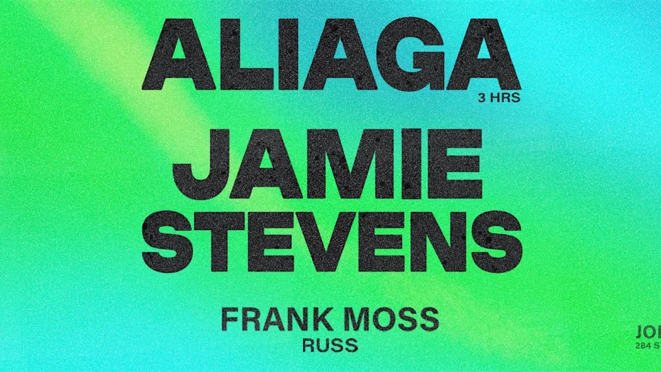 Journey Of Sound pres. Aliaga (AR) + Jamie Stevens (AUS)