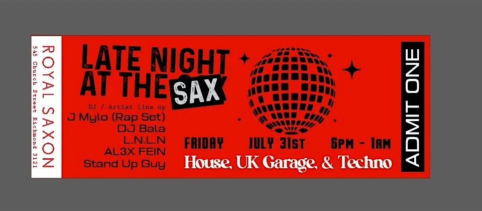 Late Night At The Sax