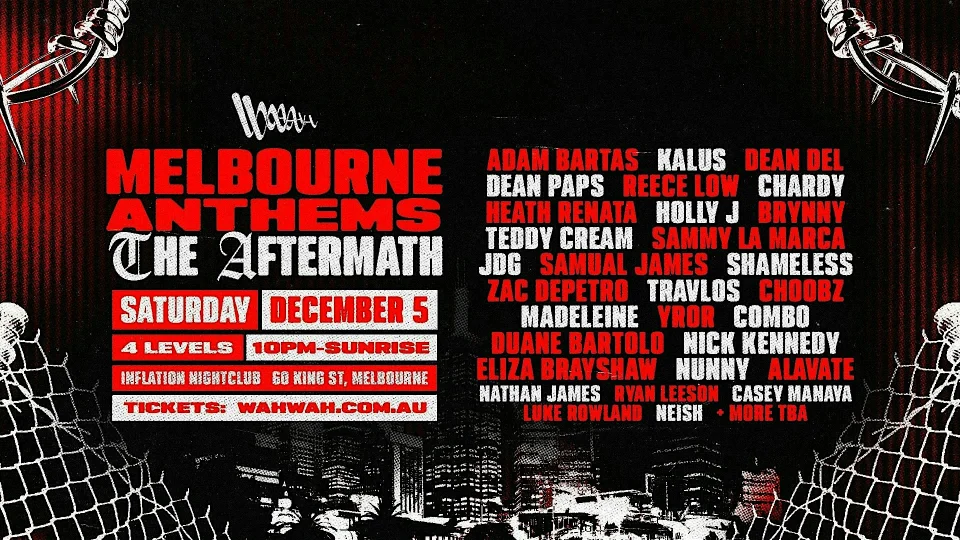 Melbourne Anthems Top 50 | The Aftermath