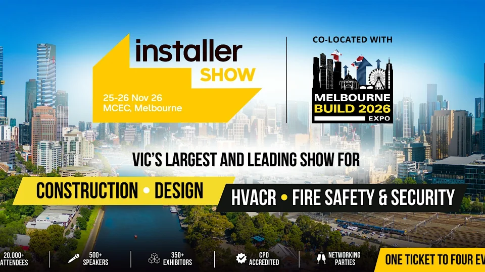 InstallerSHOW Melbourne | Co-located with Melbourne Build