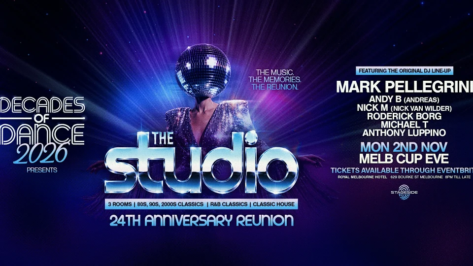 Decades Of Dance Presents THE STUDIO (24th Anniversary Special Event)