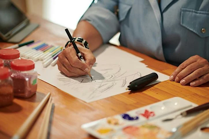 Contemplate and Create: Drawing Session