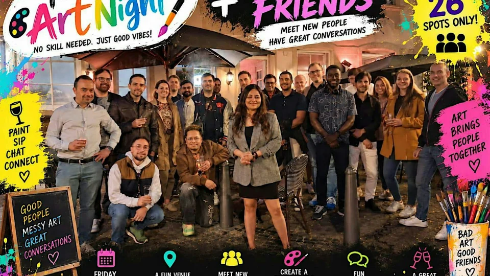 Terrible Art Night + Fast Friends | Draw. Chat. Make Friends | Happy Hours