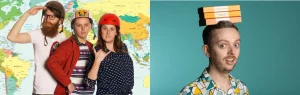 Do Go On and Book Cheat live at the Cheerful Earful Podcast Festival