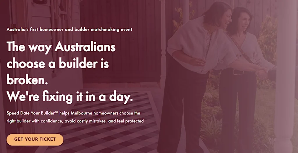 Speed Date Your builder