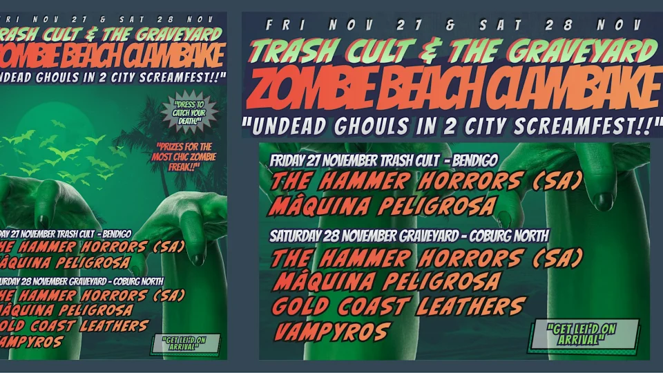 Zombie Beach Clambake Melbourne