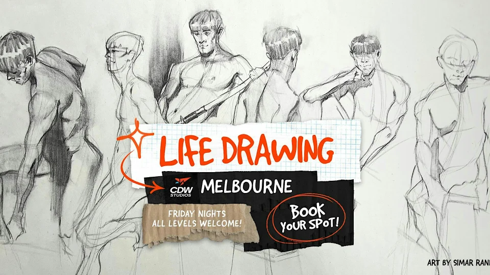 Open Friday Night Life Drawing – MELBOURNE (Multiple dates)