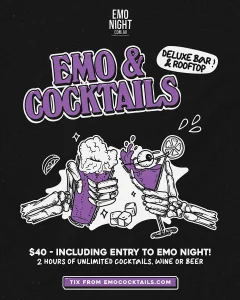 EMO & COCKTAILS AT DELUXE MELBOURNE