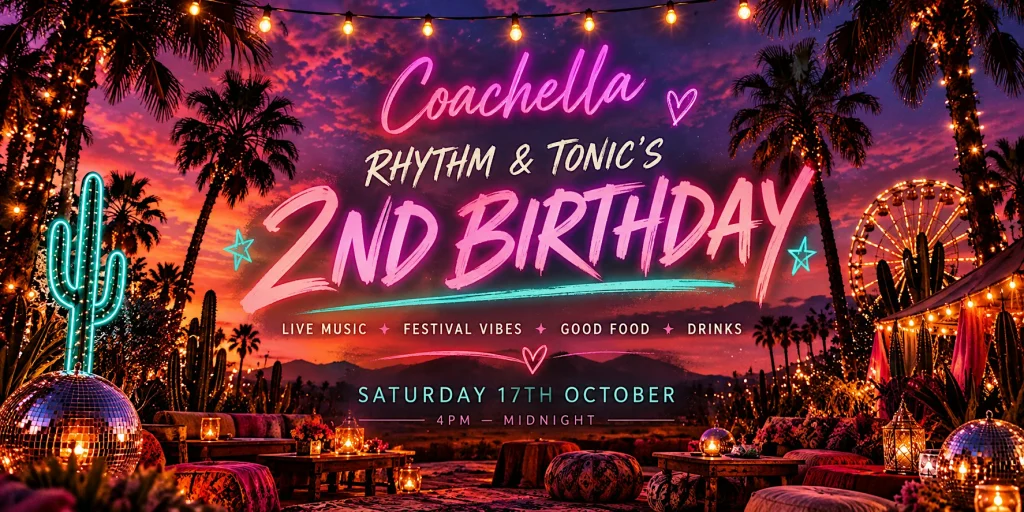 RHYTHMCHELLA | RHYTHM & TONICS 2ND BIRTHDAY