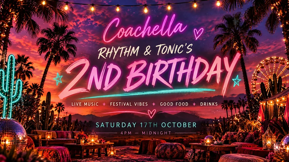 RHYTHMCHELLA | RHYTHM & TONICS 2ND BIRTHDAY