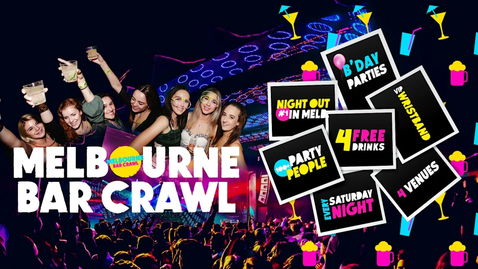 Melbourne Bar Crawl | #1 Saturday Night Out